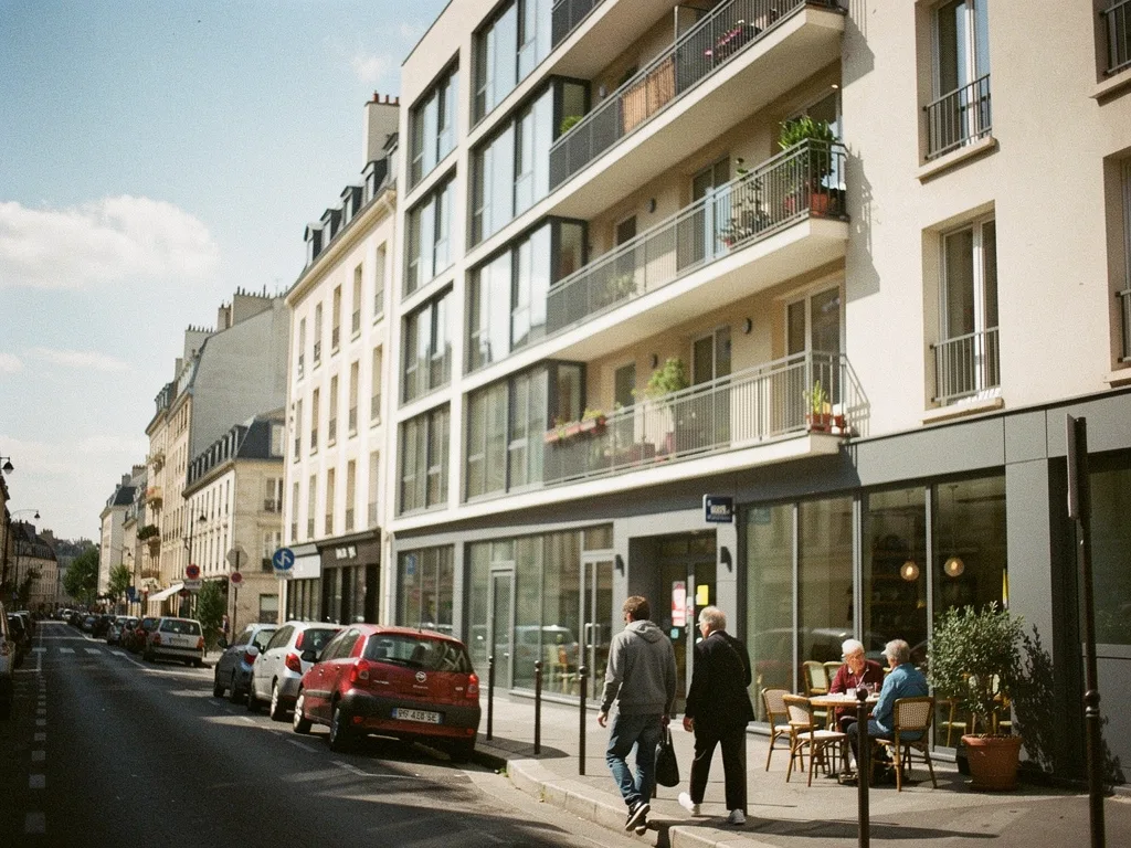 Immeuble de bureaux et de logements, illustration d'un investissement en SCPI
