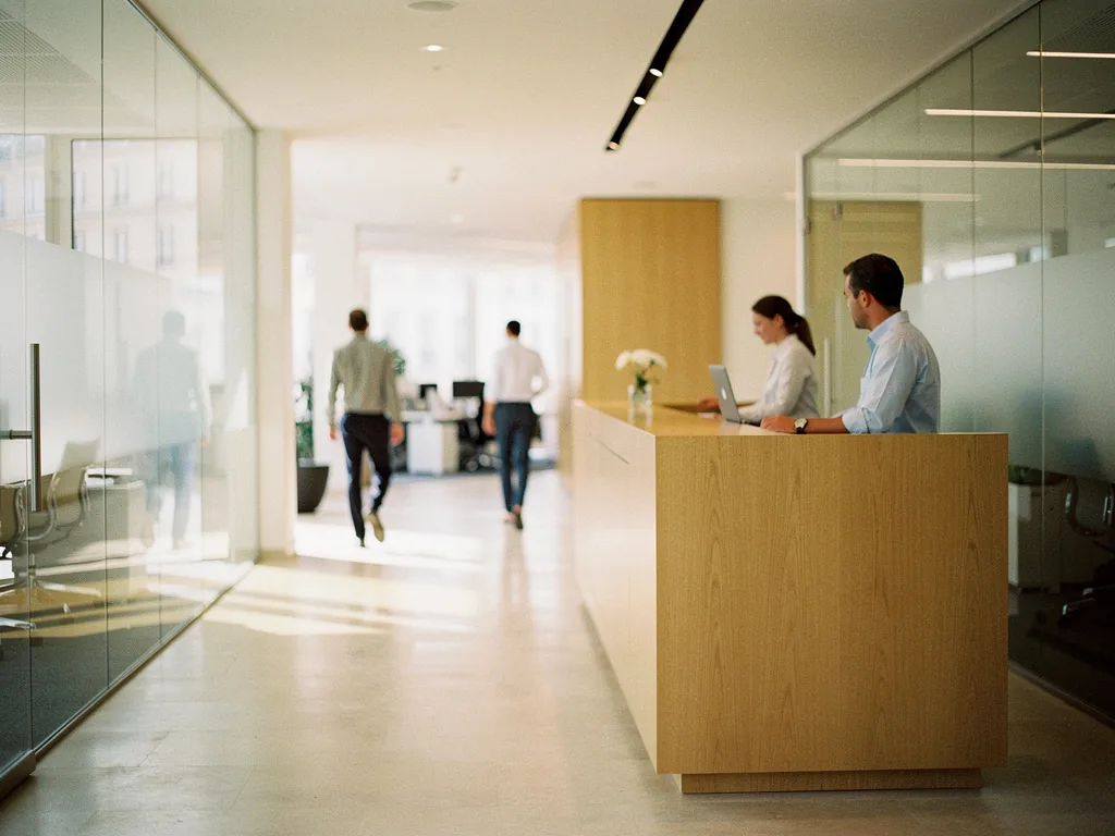 Bureaux et commerces composant le portefeuille immobilier d'une SCPI